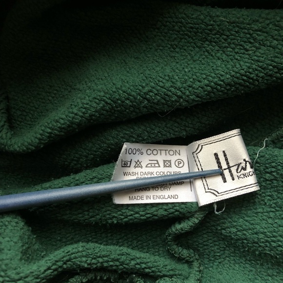 Harrods - Vintage Harrods Sweater, Green, made in England - Picture 9 of 13